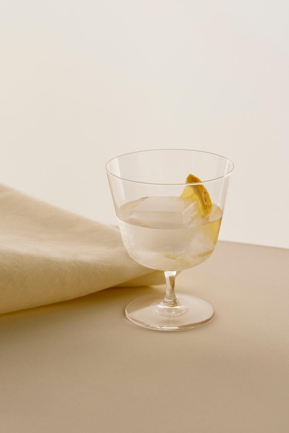 Curve Stem vinglas, 2 stk - H11 cm.